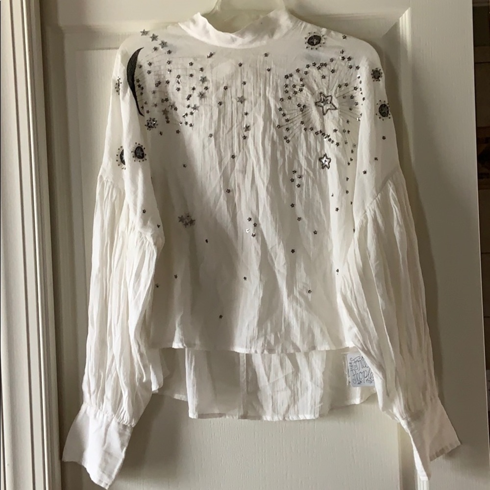 Free People Stars and Moon shirt